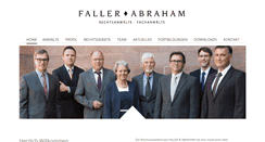 Desktop Screenshot of faller-abraham.de
