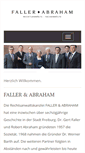 Mobile Screenshot of faller-abraham.de